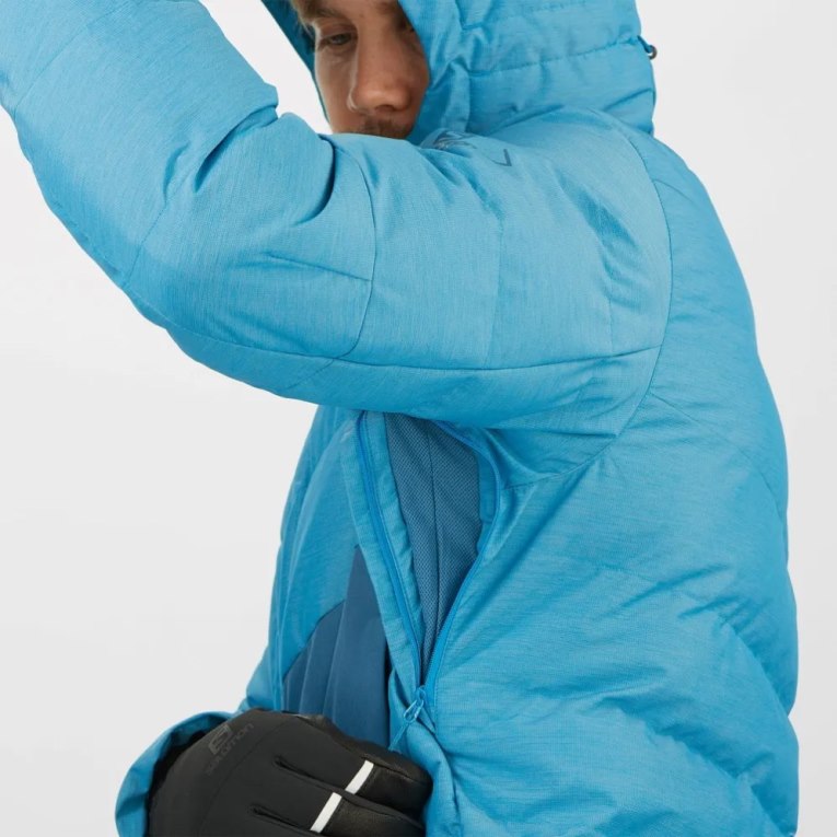 Chaquetas De Esquí Salomon Snowshelter Insulated Hombre Turquesa | MX AXEP271